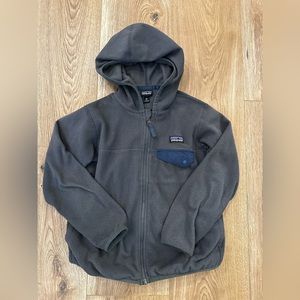 XS (5-6 years) grey Patagonia fleece full zip